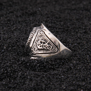 anillo valknut en plata 925