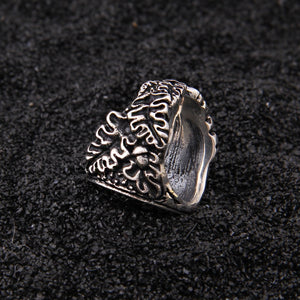 anillo vegvisir en plata 925
