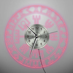 Reloj con iluminación ledVegvisir Vikingo rúnico