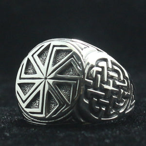 anillo kolovrat en plata 925
