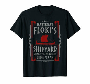 camiseta Kattegat Floki Shipyard Quality Longboats