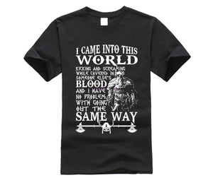 camiseta  I CAME INTO THE WORLD
