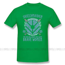Cargar imagen en el visor de la galería, camiseta Shield Maiden The Gods Will Always Smile Upon Brave Women
