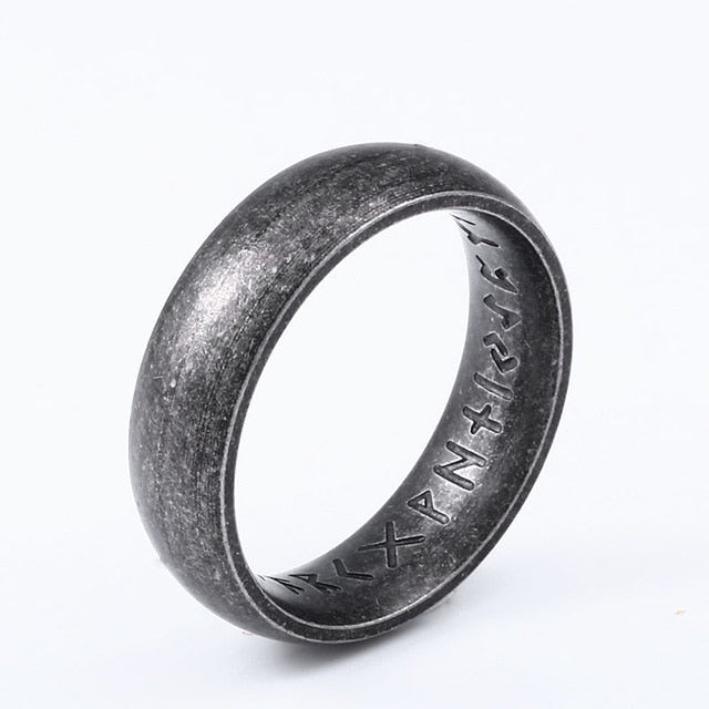 anillo valknut con runas 316L Stainless steel
