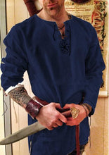 Cargar imagen en el visor de la galería, camisa vikinga kolovrat bordado

