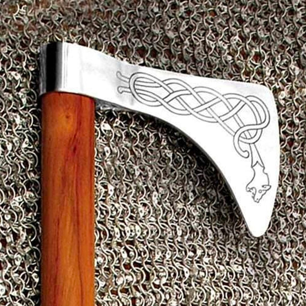 Viking dragon axe
