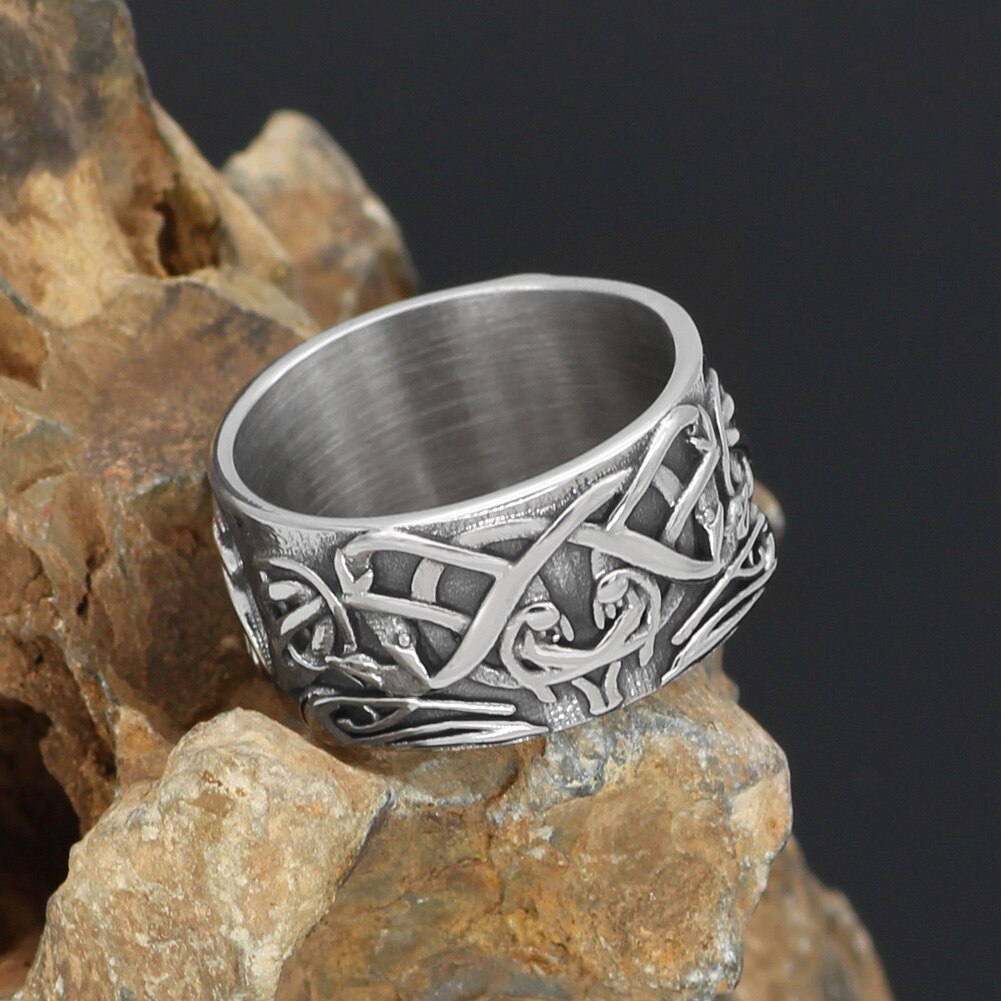 anillo nudos celtas Stainless Steel