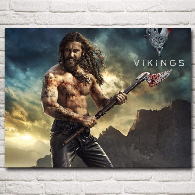 cuadro poster  serie vikings Rollo