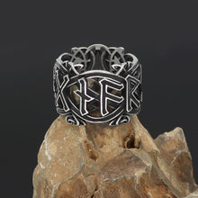 Cargar imagen en el visor de la galería, anillo runas 316L stainless steel
