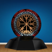 Cargar imagen en el visor de la galería, Lampara 3D vegvisir runas
