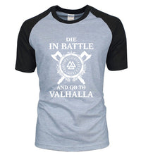 Cargar imagen en el visor de la galería, camiseta Die In Battle And Go To Valhalla
