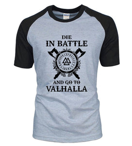 camiseta Die In Battle And Go To Valhalla